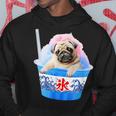 面白いtシャツ パグ かき氷 イヌ メンズ 犬好き グッズ かわいい おもしろ 面白い 服 ネタ 夏 パーカー 面白い贈り物