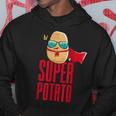 面白いかわいいスーパーポテトアニメ衣装グラフィックデザイン。 パーカー 面白い贈り物