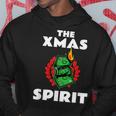 面白いクリスマス「The Xmaspirit」グラフィック パーカー 面白い贈り物