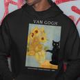 面白いゴッホ ひまわり 猫 ミーム ゴッホ アート パーカー 面白い贈り物