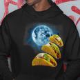 面白いタコスシャツ – タコス好きのタコスハウリングアットザムーン パーカー 面白い贈り物