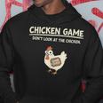面白いチキンゲーム「見えないデザイン」 パーカー 面白い贈り物