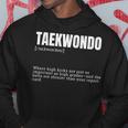 面白いテコンドー辞書がハイキックの定義を作ります パーカー 面白い贈り物