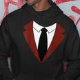 面白いバーガンディレッドタキシードバーテンダータキシードクリスマス パーカー 面白い贈り物