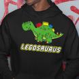 面白い恐竜 レゴサウルス レゴ ザウルス 恐竜 パーカー 面白い贈り物
