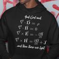 面白い数学教師シャツ – 宗教的なマクスウェル方程式 パーカー 面白い贈り物