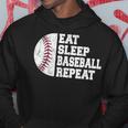 食べる、寝る、野球を繰り返す、野球選手、面白い、野球 パーカー 面白い贈り物