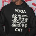 魅力的な禅猫のポーズ 気まぐれな猫ヨガ パーカー 面白い贈り物