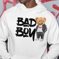 Angry Bad Boystyle、クールなテディベア、バッドボーイグラフィックデザイン。 パーカー 面白い贈り物