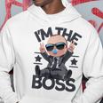 Baby Boss I'm The Boss レトロ Like A Boss キッズ パーカー 面白い贈り物