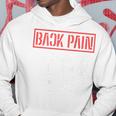 Back Pain In This Area On The Back パーカー 面白い贈り物