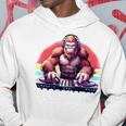 Bassquatch 音楽愛好家のためのサスカッチdjデザイン 長袖tシャツ パーカー 面白い贈り物