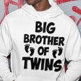 Big Brother Of Twins New Big Brotheriblingギフト パーカー 面白い贈り物