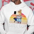 Chill Guy Meme Grill Guy Bratwurst グリル シェフグリル 長袖tシャツ パーカー 面白い贈り物