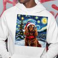 Cockerpanieltarry Night Christmasan Gogh Doganta Hat 長袖tシャツ パーカー 面白い贈り物