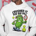 Crushed It You Big Dill Pickle Tennis パーカー 面白い贈り物