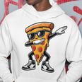 Dabbing Pizza スライス ダンス ピザ 幼児 男の子 ダンス 食通 パーカー 面白い贈り物