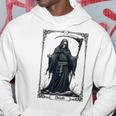 Death Tarot Card 13 Craft Gothic Reaper Aesthetic パーカー 面白い贈り物