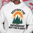 Destroy The Patriarchy Not The Planet フェミニスト フェミニズム パーカー 面白い贈り物
