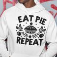 Eat Pie Repeat 面白い感謝祭のユーモア パーカー 面白い贈り物