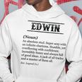 Edwin 面白いフレーズ 名前の定義付き パーカー 面白い贈り物