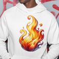 Fire Element Flameのグラフィックアート。あらゆる年齢の方に。 パーカー 面白い贈り物