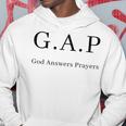 GAP 神は祈りに答えてくださる 長袖tシャツ パーカー 面白い贈り物