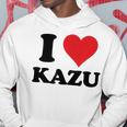 I Heart Kazu 名 I Love パーソナライズ パーカー 面白い贈り物