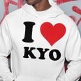 I Heart Kyo ファーストネーム I Love パーソナライズ パーカー 面白い贈り物