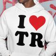 I Heart Tr Initials I Love TR First And Last NameR パーカー 面白い贈り物