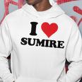 I Heartumire 名 I Love パーソナライズ パーカー 面白い贈り物