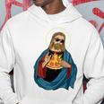 Jesus Holding A Pizza 長袖tシャツ パーカー 面白い贈り物