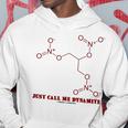 Just Call Me Dynamite ニトログリセリン 化学分子 ユーモア パーカー 面白い贈り物
