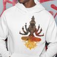 Lele ヒンドゥー教の神 ヴィシュヌ・ガネーシャ・シヴァモチーフ パーカー 面白い贈り物