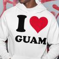 I Love Guam パーカー 面白い贈り物