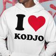 I Love Kodjo パーカー 面白い贈り物