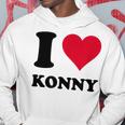 I Love Konny パーカー 面白い贈り物