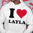 I Love Layla パーカー 面白い贈り物
