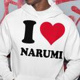I Love Narumi パーカー 面白い贈り物