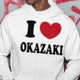 I Love Okazaki 岡崎大好き パーカー 面白い贈り物