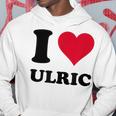 I Love Ulric パーカー 面白い贈り物