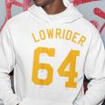 Lowrider 64 Jersey Number On The Back Classic Lowrider Car パーカー 面白い贈り物