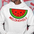 Meloncholy 面白い スイカ しゃれ フルーツ好き。 パーカー 面白い贈り物
