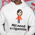 Mii Need A Cigarette Humour メンズ レディース パーカー 面白い贈り物
