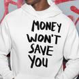 Money Will Notave You マネー 携帯電話ケース パーカー 面白い贈り物