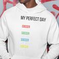 My Perfect Day、サッカー 長袖tシャツ パーカー 面白い贈り物