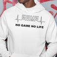 No Game No Life！ノーゲームノーライフ！ゲーマーの心拍図 パーカー 面白い贈り物