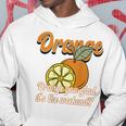 Orange You Glad It's The Weekend Fun Citrus Fruit Back パーカー 面白い贈り物