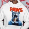 Paws Cat Lover ホラー映画 パロディ パーカー 面白い贈り物