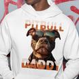 Pitbull Daddyピットブル・パパ・ヴァタータグ アメリカン・ピット・ブル・テリア・パパ 長袖tシャツ パーカー 面白い贈り物